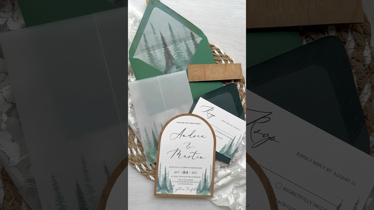 Forest Wedding Invitation