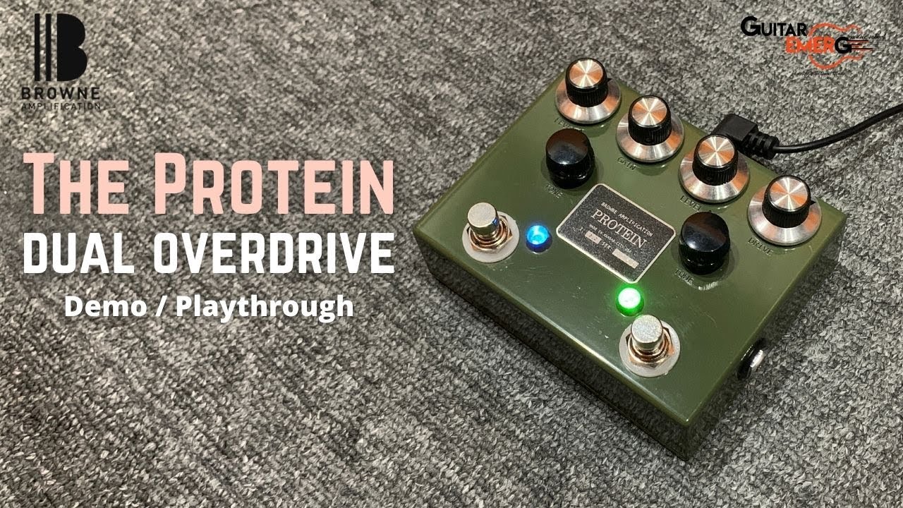 ギター BROWNE AMPLIFICATION PROTEIN OVERDRIVE Protein Dual Overdrive V4 — Browne Amplification