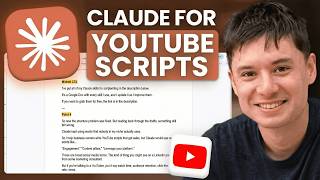 i asked claude to be my youtube scriptwriter