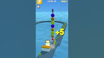 stack rider lvl 46 gameplay all games #shorts #stackrider #allgames #viralvideo