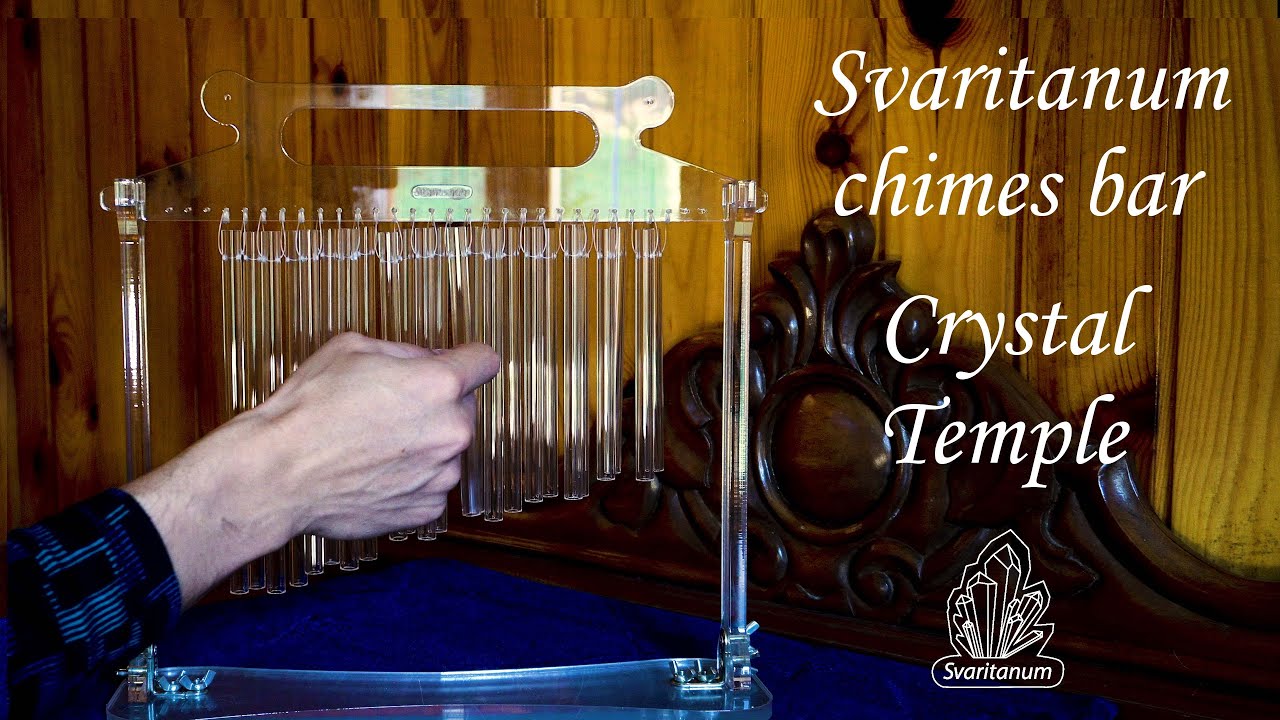Svaritanum crystal harp mini & chimes bar meditative instruments for embient music