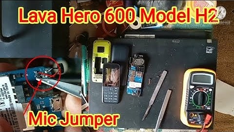 Lava Hero 600 Model H2 Mic Jumper Kase lagaye. Mic Kase Thik Kare.