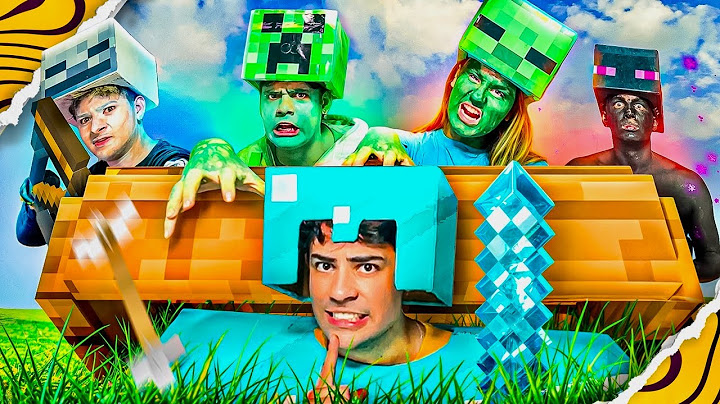 VIRAMOS MINECRAFT COM OS BOTS NA VIDA REAL