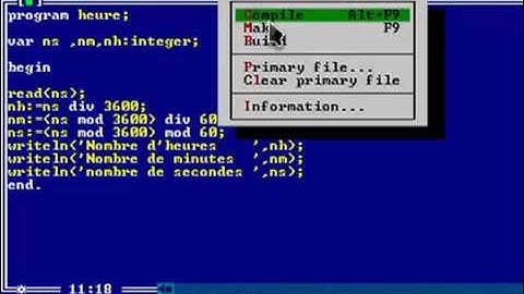 Cours pascal exercice 01 part 02 (1 année mathematique et informatique )