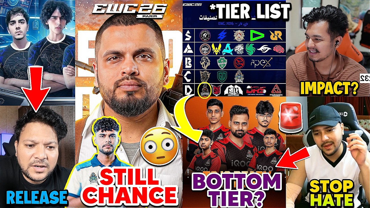 K9 Esports Lineup Released?🚨 S8UL Sid Replied on Prince Passport Issue 😳 TG at Bottom in Tier List?🤔