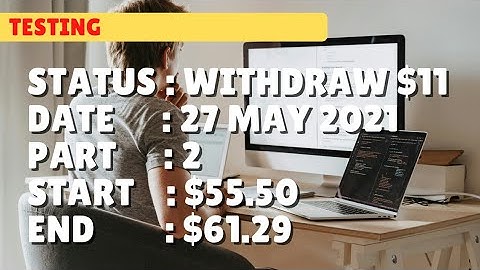 $61.29 WITHDRAW $11 | 27 may 2021 p2 | Free Binary Bot Deriv Simple Strategy Trading Profitable