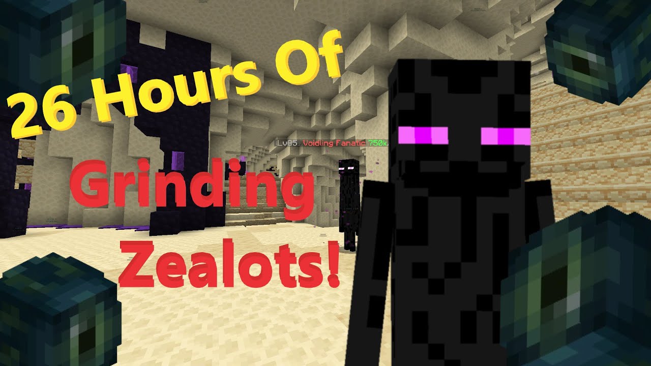 24 Hours of Zealot Grinding Hypixel Skyblock YouTube