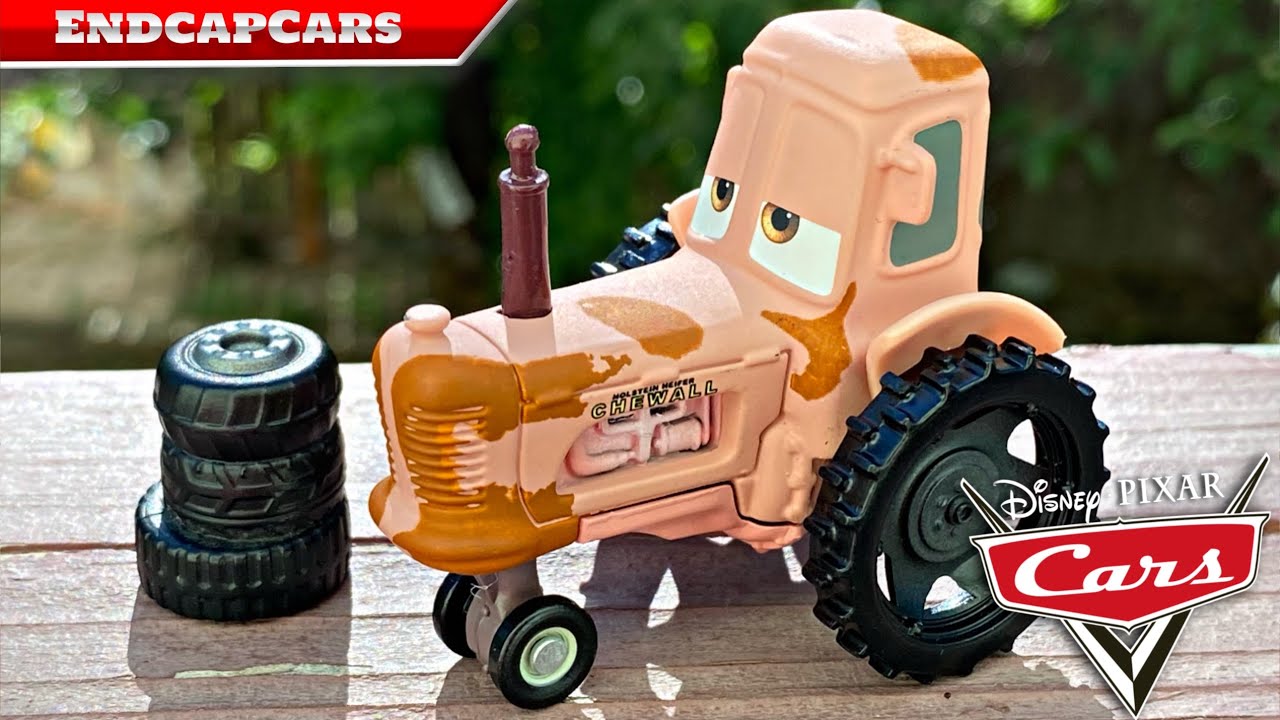 Mattel Tractor With Pile of Tires Radiator Springs 2017 Classics
