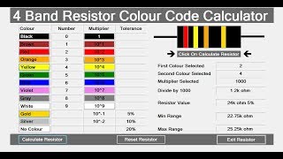 How to Create Resistor Colour Code Calculator in Visual Basic.Net screenshot 4
