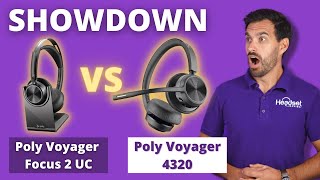 SHOWDOWN Poly Voyager Focus 2 Vs. Poly Voyager 4320! LIVE MIC TEST!