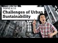 Urban Sustainability Challenges Quiz