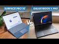 Surface pro 10 vs galaxybook 4 pro  which offers better value