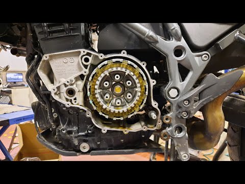 BMW F 800 Замена сцепления / Clutch replacement