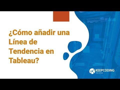 Video: ¿Qué es la línea de tendencia en Tableau?