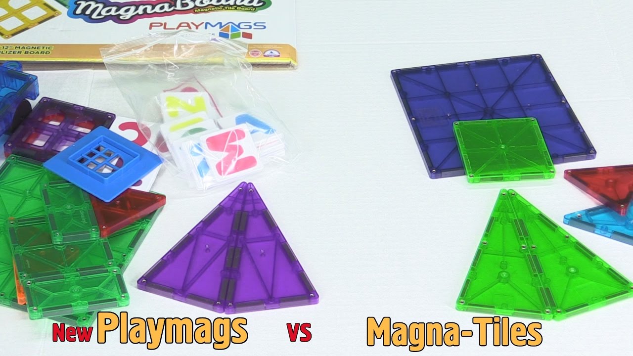 The NEW Improved Playmags VS Magna-Tiles
