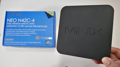 MINIX NEO N42C 4K Mini-pc - Pentium N4200 - 4 GB + 32 GB, WIN 10