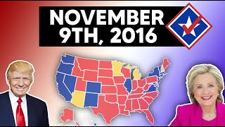The 2020 Presidential Election as of November 9th, 2016