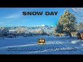 Colorado Springs HD - A day after a snowstorm, driving from neighborhood to Garden of the Gods.