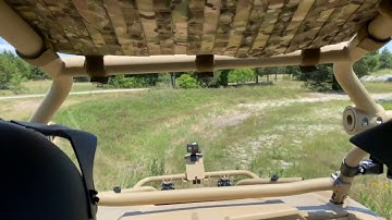 INVISIO Intercom communication test with INVISIO X5 in-ear headset from a POLARIS MRZR D4