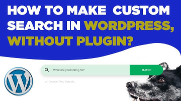 Custom search wordpress without plugin PART 18