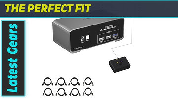 2 Port Triple Monitor KVM Switch HDMI 4K@60Hz: The Best KVM Solution for Multi-Monitor Setups!