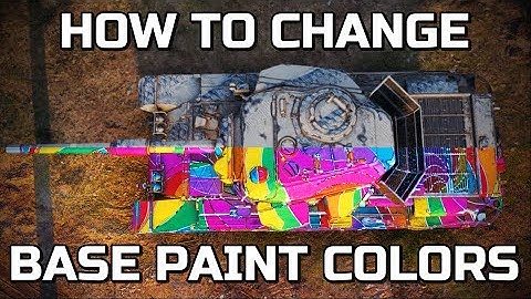 HOW TO CHANGE BASE PAINTS FOR 2D STYLES | World of Tanks Modding Tutorial