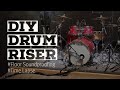 DIY Studio Drum Booth Riser / Floor Soundproofing / Time Lapse