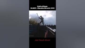 D DAY - Omaha Beach 1944  | Short Video | #gaming  #cod #callofduty #gameplay