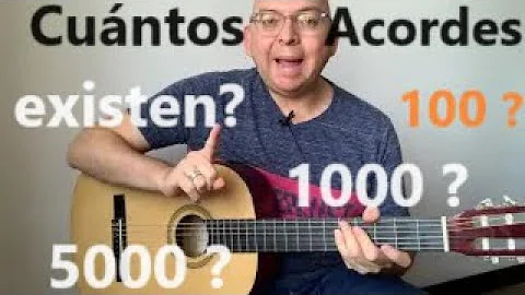 ¿Cuántos acordes de guitarra hay?