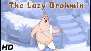 Grandpa's Treasure of Wonderful Stories| The Lazy Brahmin| Hindi Animated Stories | Sunflower Kidz