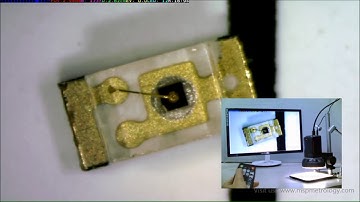 ViTiny (Taiwan) Digital Microscope UM06 Application Video - LED Chip