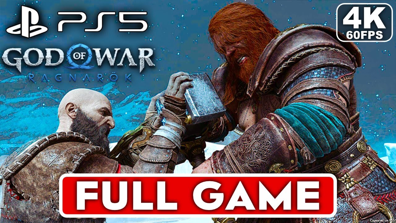 GOD OF WAR RAGNAROK Gameplay Walkthrough FULL GAME PS5 4K 60FPS No  Commentary 