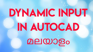 Dynamic input and Selection Cycling in AutoCAD