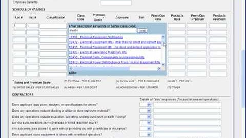 How to complete the ACORD 126 Schedule of Hazards