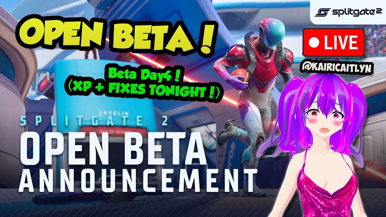 DROPS✅ !Splitgate2 👑MVP - Dev Hunt + CHAOS COMBAT Community + VGs Games🎮 Day4✨