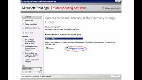 Recover Exchange 2007 Mailbox via Exchange Backup Utility