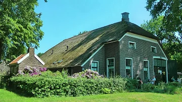 NETHERLANDS village of Orvelte, Drenthe (hd-video)