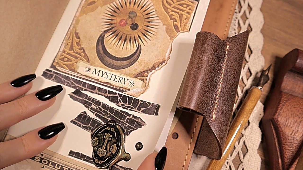 ASMR 1 HOUR Immersive Journaling | Stress Relief Paper Relaxing Sounds