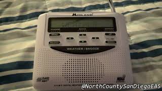 NOAA Weather Radio WWF62 Santa Barbara Marine Station ID LOX