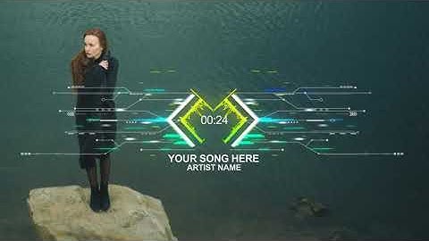 Futuristic Music Visual | Video Displays - Envato elements