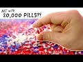 I try making Art with nothing but DRUG CAPSULES! *controversial*