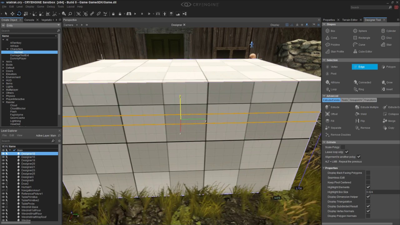 Cryengine 5 Tutorial #6 Basics of Designer Tools Asset Creation