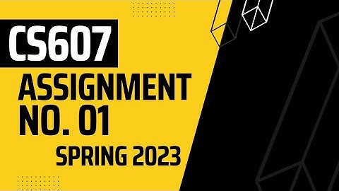 CS607 Assignment no 1 100% correct solution by VU Help Center