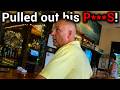 Creep Traps Woman Inside Margaritaville Bathroom Stall