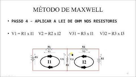 Eletrotécnica CC - Método das Malhas (ou Método de Maxwell)