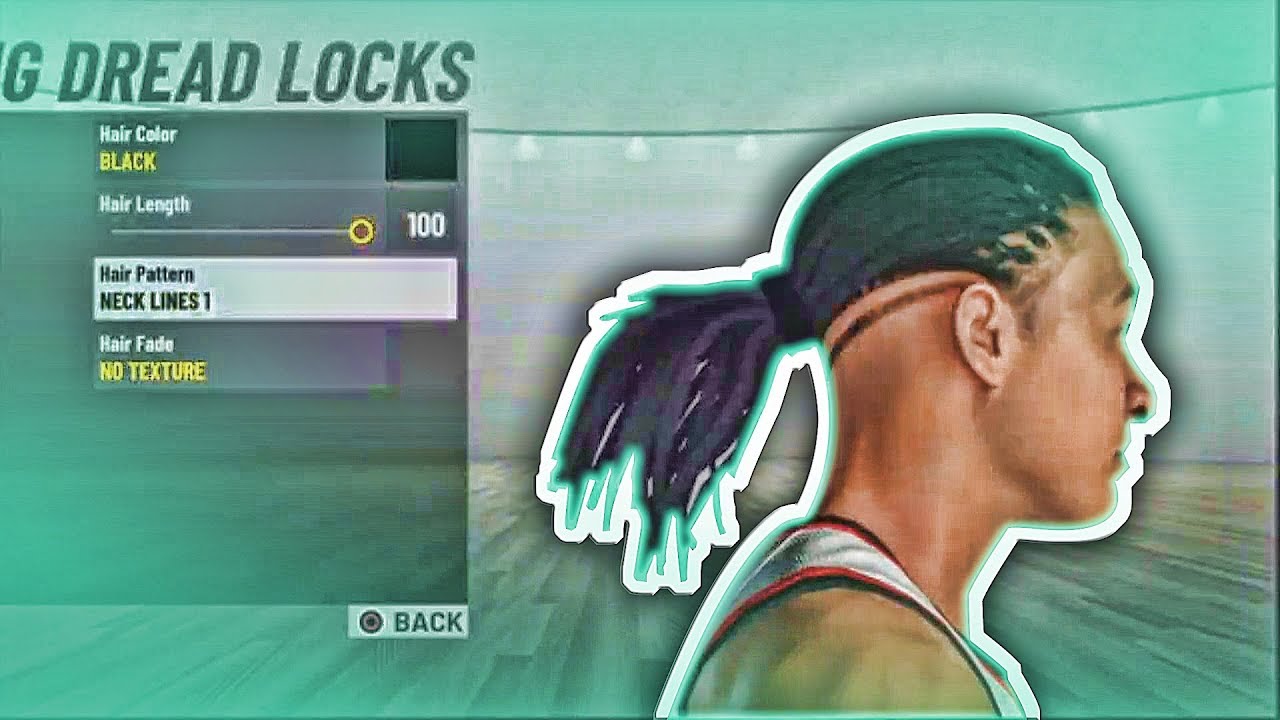 Nba 2k19 All New Hairstyles Custom Dread Length Hair Design