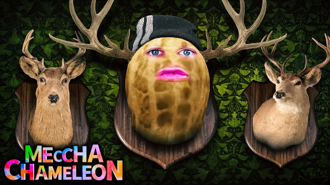 Peanut Becomes One with Nature | Meccha Chameleon