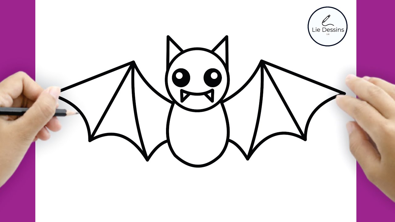 Dessin De Chauve Souris Facile à Faire www.youtube.com