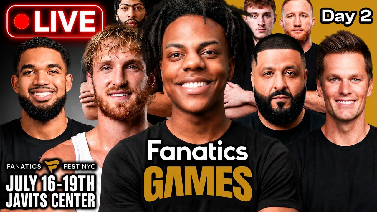 Speed vs Logan Paul Compete in Fanatics Games Day 2!