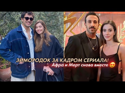Афра и Мерт снова вместе? Зимородок за кадром 🖤